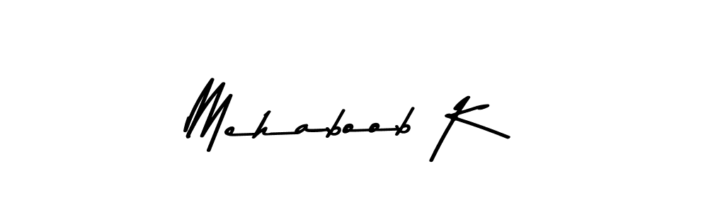 Also You can easily find your signature by using the search form. We will create Mehaboob K name handwritten signature images for you free of cost using Asem Kandis PERSONAL USE sign style. Mehaboob K signature style 9 images and pictures png