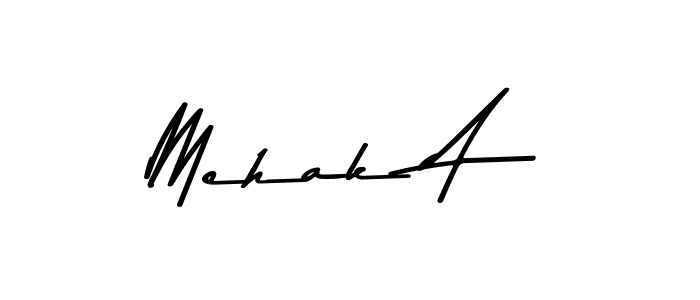 You can use this online signature creator to create a handwritten signature for the name Mehak A. This is the best online autograph maker. Mehak A signature style 9 images and pictures png