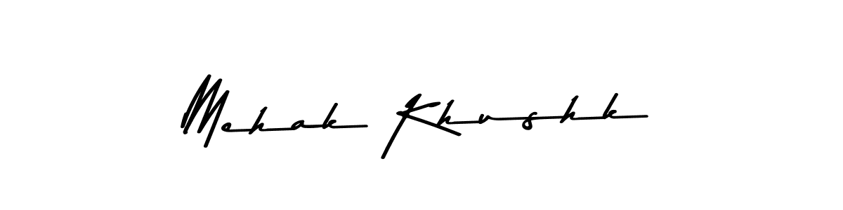 How to make Mehak Khushk signature? Asem Kandis PERSONAL USE is a professional autograph style. Create handwritten signature for Mehak Khushk name. Mehak Khushk signature style 9 images and pictures png