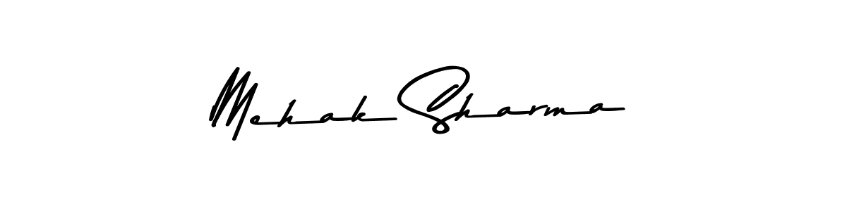 Also You can easily find your signature by using the search form. We will create Mehak Sharma name handwritten signature images for you free of cost using Asem Kandis PERSONAL USE sign style. Mehak Sharma signature style 9 images and pictures png