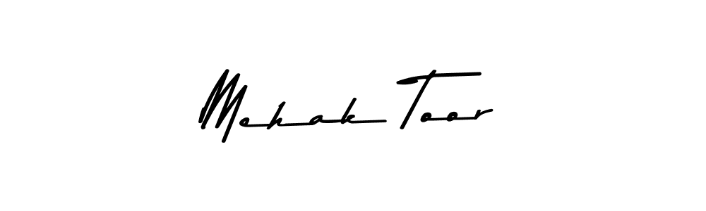 Use a signature maker to create a handwritten signature online. With this signature software, you can design (Asem Kandis PERSONAL USE) your own signature for name Mehak Toor. Mehak Toor signature style 9 images and pictures png