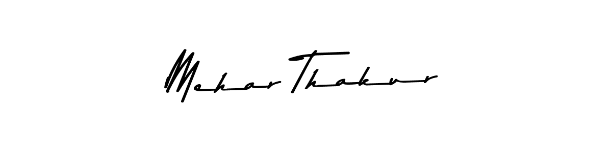 How to make Mehar Thakur signature? Asem Kandis PERSONAL USE is a professional autograph style. Create handwritten signature for Mehar Thakur name. Mehar Thakur signature style 9 images and pictures png