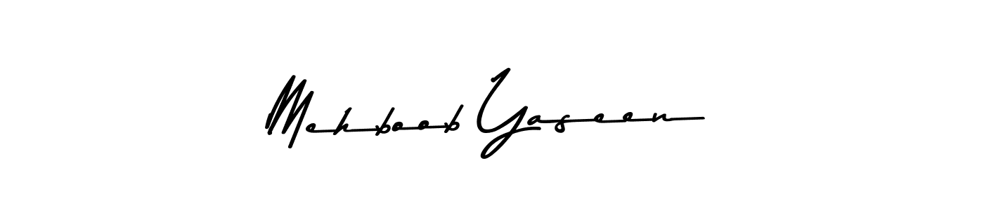 How to make Mehboob Yaseen signature? Asem Kandis PERSONAL USE is a professional autograph style. Create handwritten signature for Mehboob Yaseen name. Mehboob Yaseen signature style 9 images and pictures png