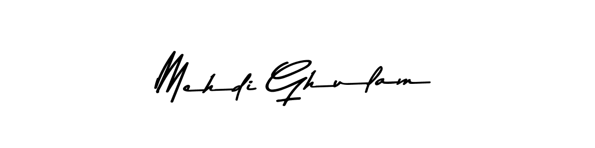 The best way (Asem Kandis PERSONAL USE) to make a short signature is to pick only two or three words in your name. The name Mehdi Ghulam include a total of six letters. For converting this name. Mehdi Ghulam signature style 9 images and pictures png