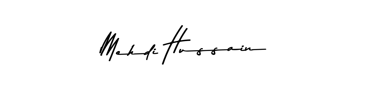 Use a signature maker to create a handwritten signature online. With this signature software, you can design (Asem Kandis PERSONAL USE) your own signature for name Mehdi Hussain. Mehdi Hussain signature style 9 images and pictures png