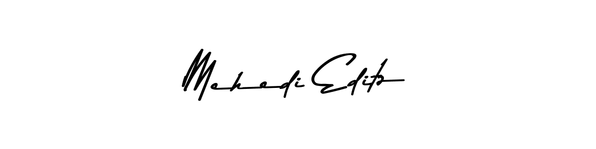 Use a signature maker to create a handwritten signature online. With this signature software, you can design (Asem Kandis PERSONAL USE) your own signature for name Mehedi Editz. Mehedi Editz signature style 9 images and pictures png