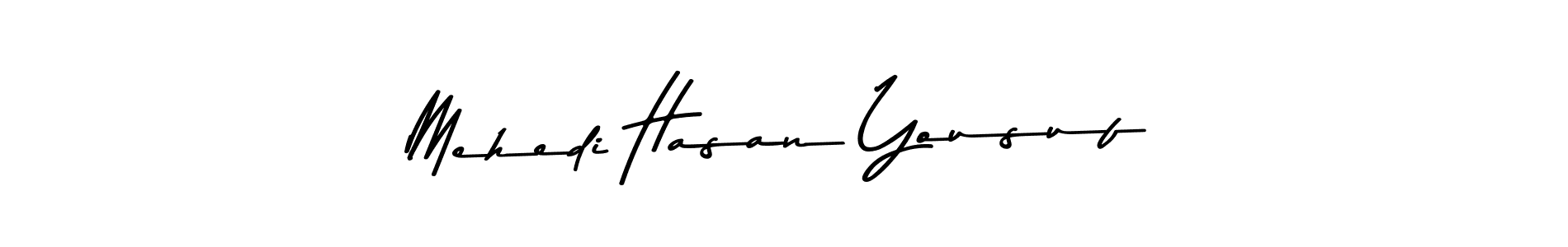 Also You can easily find your signature by using the search form. We will create Mehedi Hasan Yousuf name handwritten signature images for you free of cost using Asem Kandis PERSONAL USE sign style. Mehedi Hasan Yousuf signature style 9 images and pictures png