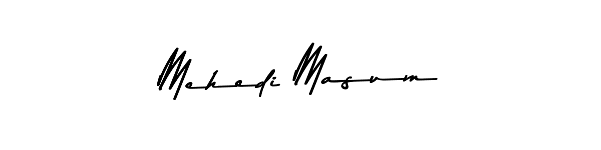 Make a beautiful signature design for name Mehedi Masum. With this signature (Asem Kandis PERSONAL USE) style, you can create a handwritten signature for free. Mehedi Masum signature style 9 images and pictures png
