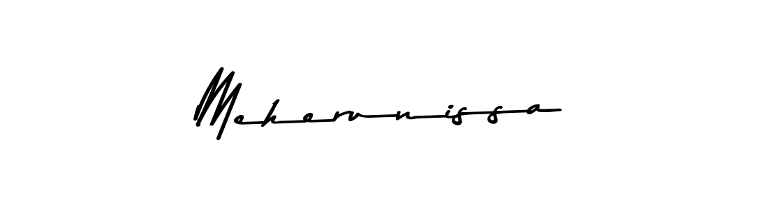 How to make Meherunissa signature? Asem Kandis PERSONAL USE is a professional autograph style. Create handwritten signature for Meherunissa name. Meherunissa signature style 9 images and pictures png