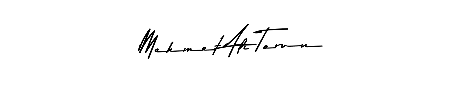 How to make Mehmet Ali Torun name signature. Use Asem Kandis PERSONAL USE style for creating short signs online. This is the latest handwritten sign. Mehmet Ali Torun signature style 9 images and pictures png