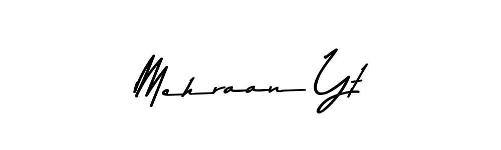 How to make Mehraan Yt signature? Asem Kandis PERSONAL USE is a professional autograph style. Create handwritten signature for Mehraan Yt name. Mehraan Yt signature style 9 images and pictures png