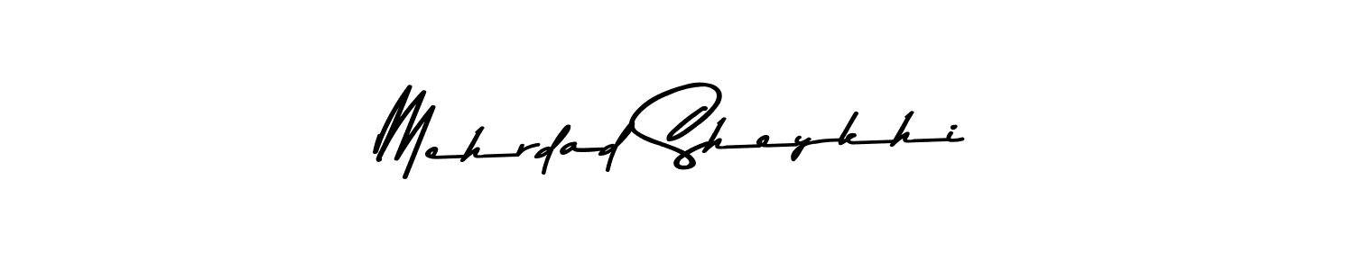 Design your own signature with our free online signature maker. With this signature software, you can create a handwritten (Asem Kandis PERSONAL USE) signature for name Mehrdad Sheykhi. Mehrdad Sheykhi signature style 9 images and pictures png