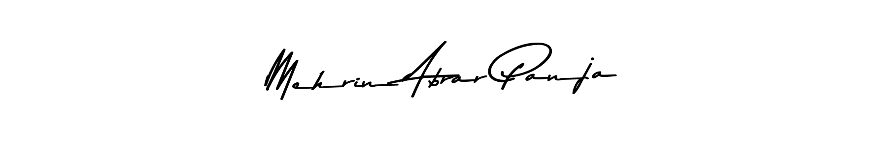 You should practise on your own different ways (Asem Kandis PERSONAL USE) to write your name (Mehrin Abrar Panja) in signature. don't let someone else do it for you. Mehrin Abrar Panja signature style 9 images and pictures png