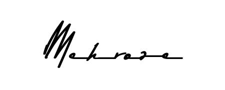 Make your name Mehroze memorable on every contract using Asem Kandis PERSONAL USE autograph style. Instant transparent background export available. Mehroze signature style 9 images and pictures png