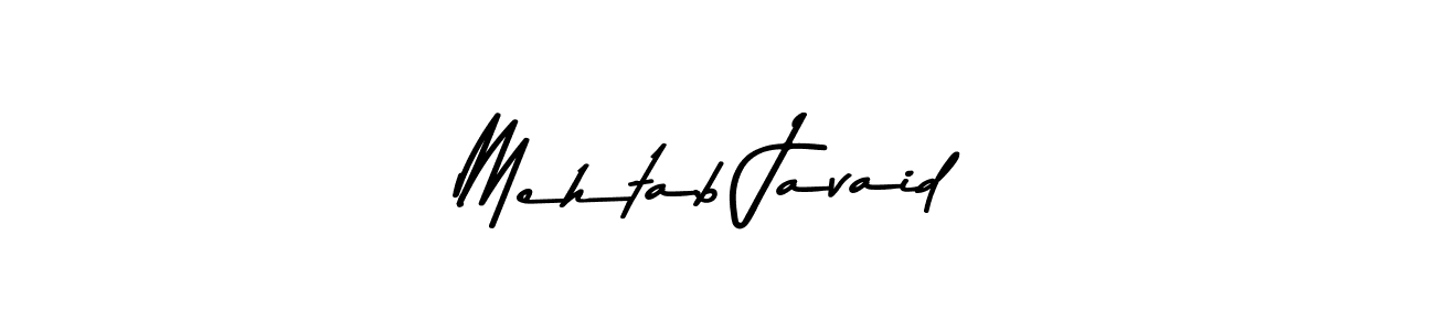 Create a beautiful signature design for name Mehtab Javaid. With this signature (Asem Kandis PERSONAL USE) fonts, you can make a handwritten signature for free. Mehtab Javaid signature style 9 images and pictures png