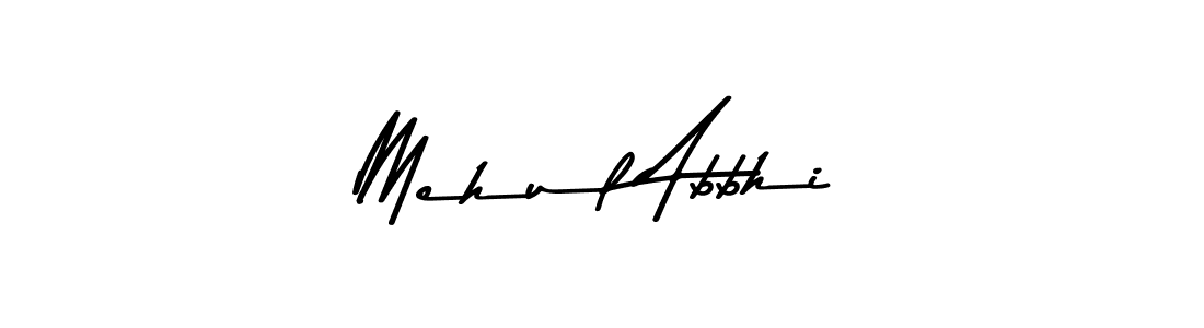 Here are the top 10 professional signature styles for the name Mehul Abbhi. These are the best autograph styles you can use for your name. Mehul Abbhi signature style 9 images and pictures png