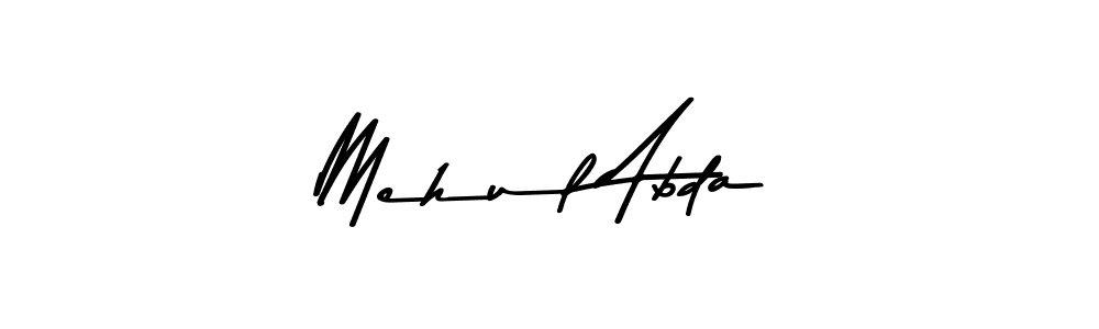 The best way (Asem Kandis PERSONAL USE) to make a short signature is to pick only two or three words in your name. The name Mehul Abda include a total of six letters. For converting this name. Mehul Abda signature style 9 images and pictures png