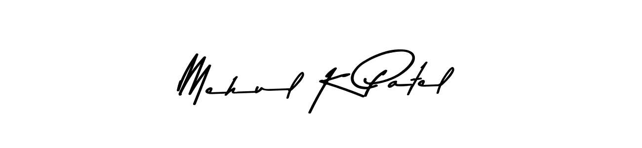 Also we have Mehul K Patel name is the best signature style. Create professional handwritten signature collection using Asem Kandis PERSONAL USE autograph style. Mehul K Patel signature style 9 images and pictures png