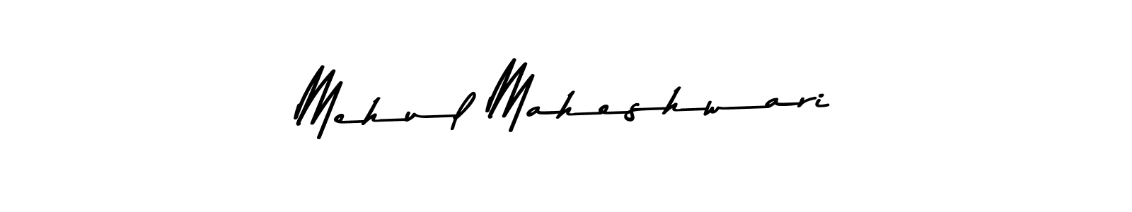 Asem Kandis PERSONAL USE is a professional signature style that is perfect for those who want to add a touch of class to their signature. It is also a great choice for those who want to make their signature more unique. Get Mehul Maheshwari name to fancy signature for free. Mehul Maheshwari signature style 9 images and pictures png