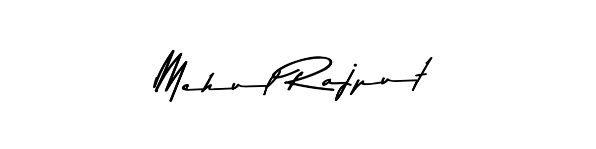 Mehul Rajput stylish signature style. Best Handwritten Sign (Asem Kandis PERSONAL USE) for my name. Handwritten Signature Collection Ideas for my name Mehul Rajput. Mehul Rajput signature style 9 images and pictures png