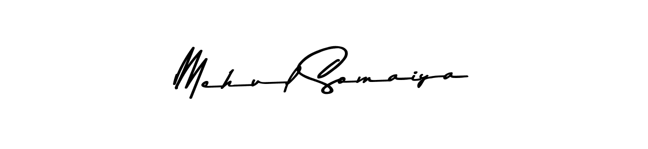 How to make Mehul Somaiya signature? Asem Kandis PERSONAL USE is a professional autograph style. Create handwritten signature for Mehul Somaiya name. Mehul Somaiya signature style 9 images and pictures png