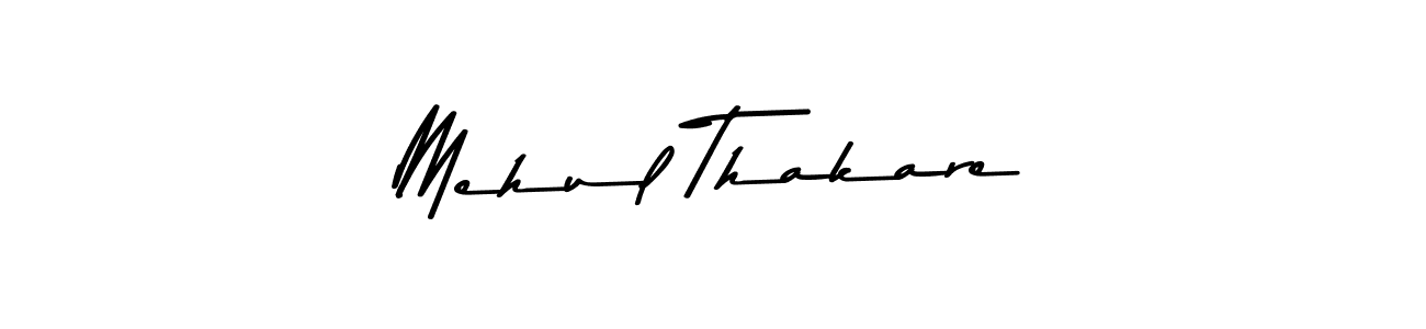 Also we have Mehul Thakare name is the best signature style. Create professional handwritten signature collection using Asem Kandis PERSONAL USE autograph style. Mehul Thakare signature style 9 images and pictures png