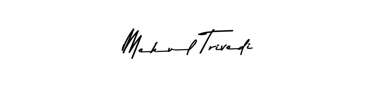 Also we have Mehul Trivedi name is the best signature style. Create professional handwritten signature collection using Asem Kandis PERSONAL USE autograph style. Mehul Trivedi signature style 9 images and pictures png