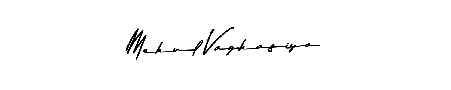 Use a signature maker to create a handwritten signature online. With this signature software, you can design (Asem Kandis PERSONAL USE) your own signature for name Mehul Vaghasiya. Mehul Vaghasiya signature style 9 images and pictures png