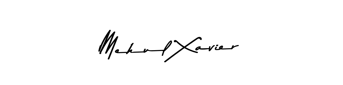 Mehul Xavier stylish signature style. Best Handwritten Sign (Asem Kandis PERSONAL USE) for my name. Handwritten Signature Collection Ideas for my name Mehul Xavier. Mehul Xavier signature style 9 images and pictures png