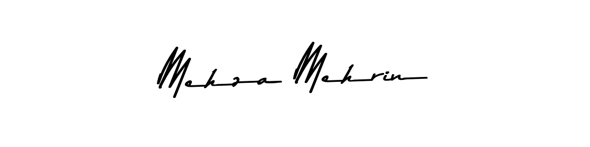 Make a beautiful signature design for name Mehza Mehrin. With this signature (Asem Kandis PERSONAL USE) style, you can create a handwritten signature for free. Mehza Mehrin signature style 9 images and pictures png
