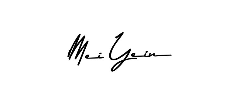 Design your own signature with our free online signature maker. With this signature software, you can create a handwritten (Asem Kandis PERSONAL USE) signature for name Mei Yein. Mei Yein signature style 9 images and pictures png