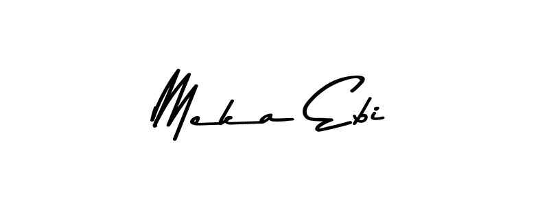 Also You can easily find your signature by using the search form. We will create Meka Ebi name handwritten signature images for you free of cost using Asem Kandis PERSONAL USE sign style. Meka Ebi signature style 9 images and pictures png