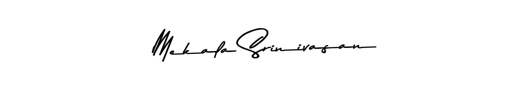 Make a beautiful signature design for name Mekala Srinivasan. Use this online signature maker to create a handwritten signature for free. Mekala Srinivasan signature style 9 images and pictures png