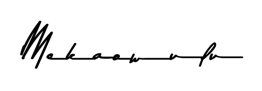 Transform the name Mekaowulu into a signature masterpiece using Asem Kandis PERSONAL USE font. Ideal for photographers, artists, and creators looking for watermarks. Mekaowulu signature style 9 images and pictures png