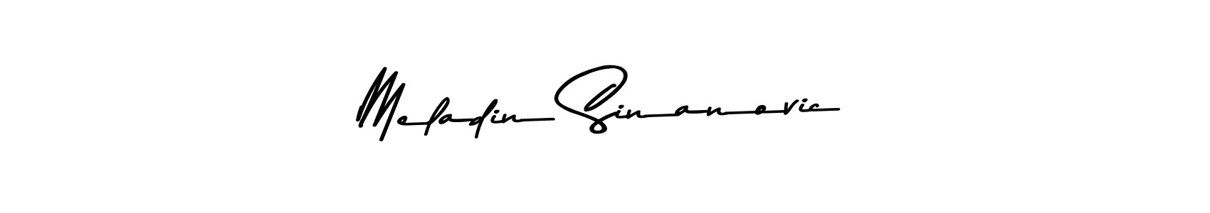 Make a beautiful signature design for name Meladin Sinanovic. Use this online signature maker to create a handwritten signature for free. Meladin Sinanovic signature style 9 images and pictures png