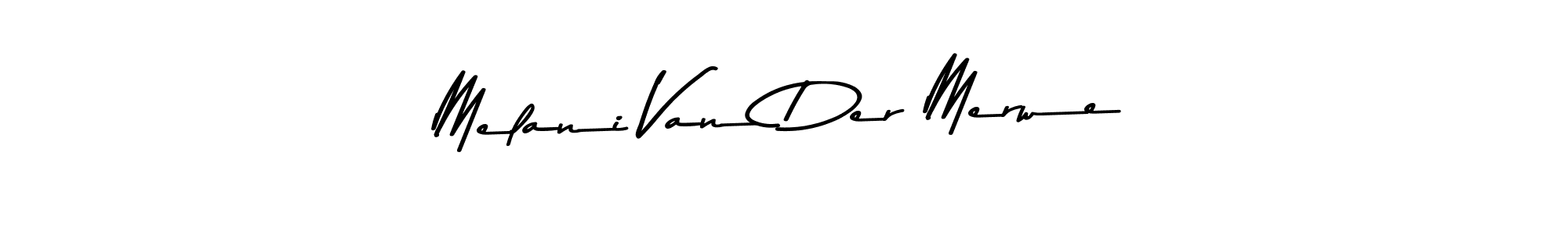 Melani Van Der Merwe stylish signature style. Best Handwritten Sign (Asem Kandis PERSONAL USE) for my name. Handwritten Signature Collection Ideas for my name Melani Van Der Merwe. Melani Van Der Merwe signature style 9 images and pictures png