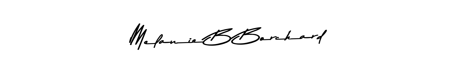 This is the best signature style for the Melanie B Borchard name. Also you like these signature font (Asem Kandis PERSONAL USE). Mix name signature. Melanie B Borchard signature style 9 images and pictures png