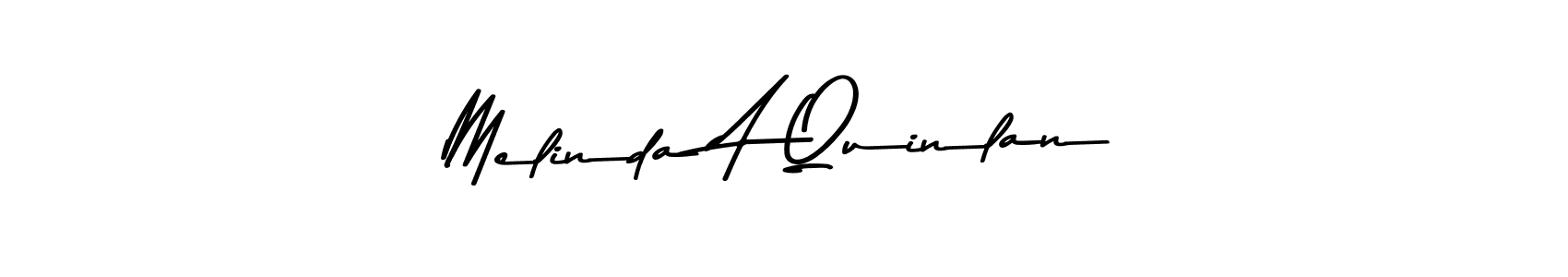 How to Draw Melinda A Quinlan signature style? Asem Kandis PERSONAL USE is a latest design signature styles for name Melinda A Quinlan. Melinda A Quinlan signature style 9 images and pictures png