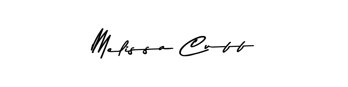 Also we have Melissa Cuff name is the best signature style. Create professional handwritten signature collection using Asem Kandis PERSONAL USE autograph style. Melissa Cuff signature style 9 images and pictures png