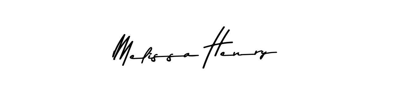 Melissa Henry stylish signature style. Best Handwritten Sign (Asem Kandis PERSONAL USE) for my name. Handwritten Signature Collection Ideas for my name Melissa Henry. Melissa Henry signature style 9 images and pictures png