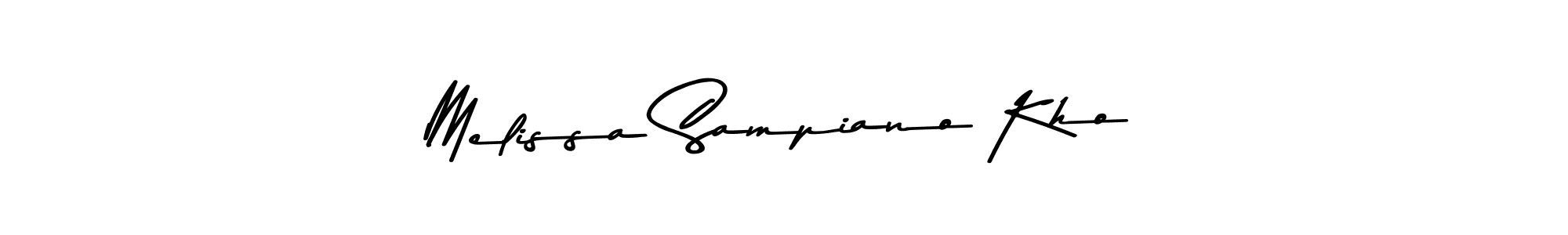 Asem Kandis PERSONAL USE is a professional signature style that is perfect for those who want to add a touch of class to their signature. It is also a great choice for those who want to make their signature more unique. Get Melissa Sampiano Kho name to fancy signature for free. Melissa Sampiano Kho signature style 9 images and pictures png