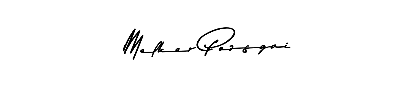 Make a beautiful signature design for name Melker Pozsgai. With this signature (Asem Kandis PERSONAL USE) style, you can create a handwritten signature for free. Melker Pozsgai signature style 9 images and pictures png