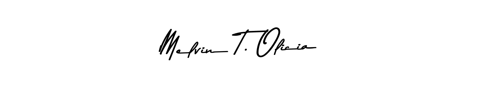 Make a beautiful signature design for name Melvin T. Olicia. Use this online signature maker to create a handwritten signature for free. Melvin T. Olicia signature style 9 images and pictures png