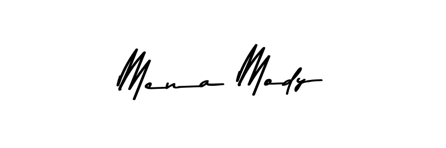 Design your own signature with our free online signature maker. With this signature software, you can create a handwritten (Asem Kandis PERSONAL USE) signature for name Mena Mody. Mena Mody signature style 9 images and pictures png