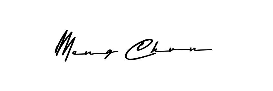 Meng Chun stylish signature style. Best Handwritten Sign (Asem Kandis PERSONAL USE) for my name. Handwritten Signature Collection Ideas for my name Meng Chun. Meng Chun signature style 9 images and pictures png