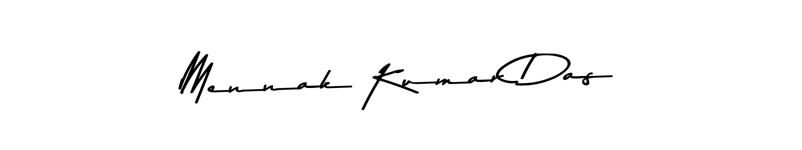 How to make Mennak Kumar Das signature? Asem Kandis PERSONAL USE is a professional autograph style. Create handwritten signature for Mennak Kumar Das name. Mennak Kumar Das signature style 9 images and pictures png