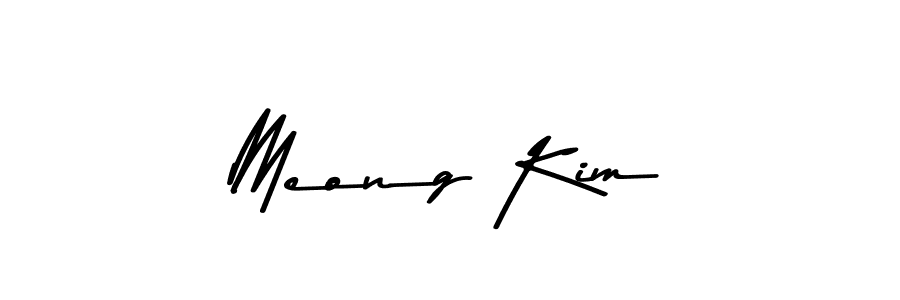 Create a beautiful signature design for name Meong Kim. With this signature (Asem Kandis PERSONAL USE) fonts, you can make a handwritten signature for free. Meong Kim signature style 9 images and pictures png