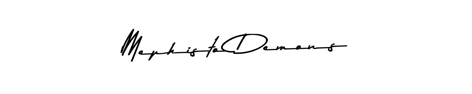 Asem Kandis PERSONAL USE is a professional signature style that is perfect for those who want to add a touch of class to their signature. It is also a great choice for those who want to make their signature more unique. Get Mephisto Demons name to fancy signature for free. Mephisto Demons signature style 9 images and pictures png