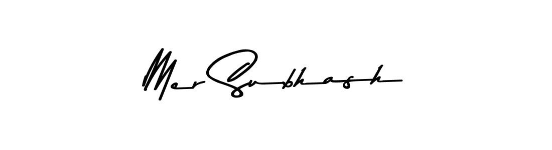 Also You can easily find your signature by using the search form. We will create Mer Subhash name handwritten signature images for you free of cost using Asem Kandis PERSONAL USE sign style. Mer Subhash signature style 9 images and pictures png