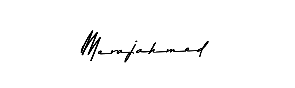 The best way (Asem Kandis PERSONAL USE) to make a short signature is to pick only two or three words in your name. The name Merajahmed include a total of six letters. For converting this name. Merajahmed signature style 9 images and pictures png